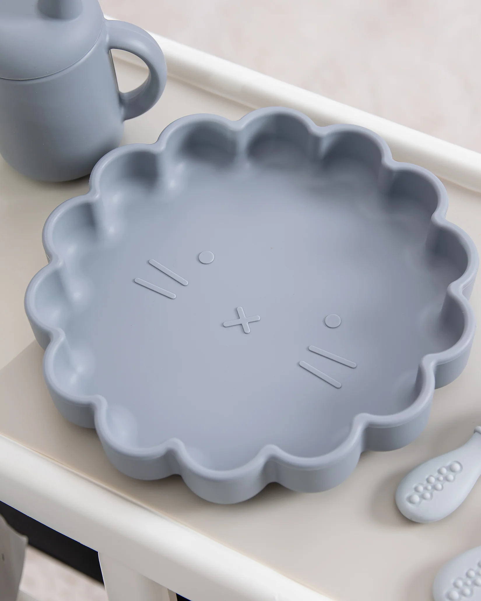 Vågig Tallrik - Grey - Image 3